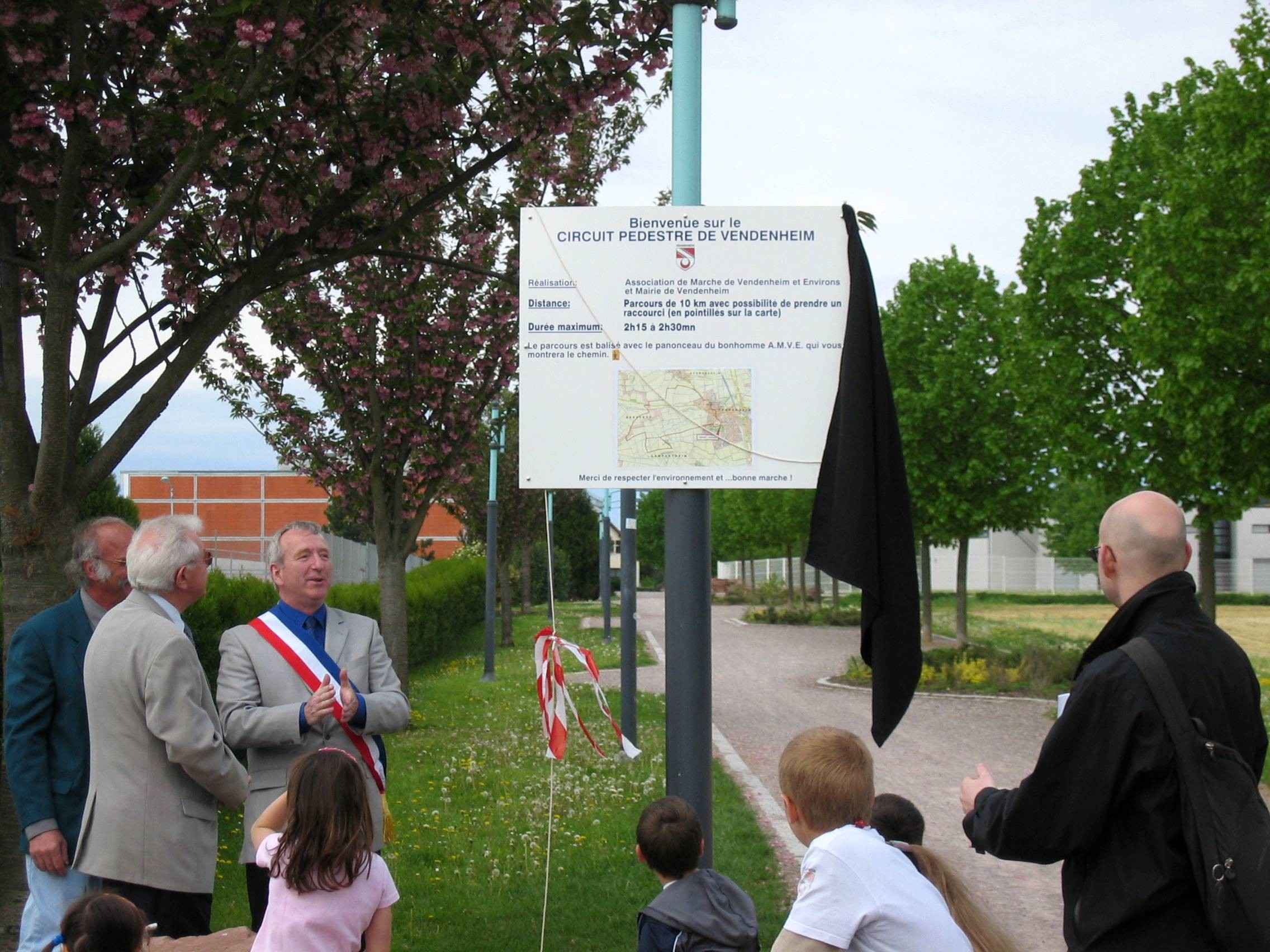 Inauguration parcours 1er mai 2004